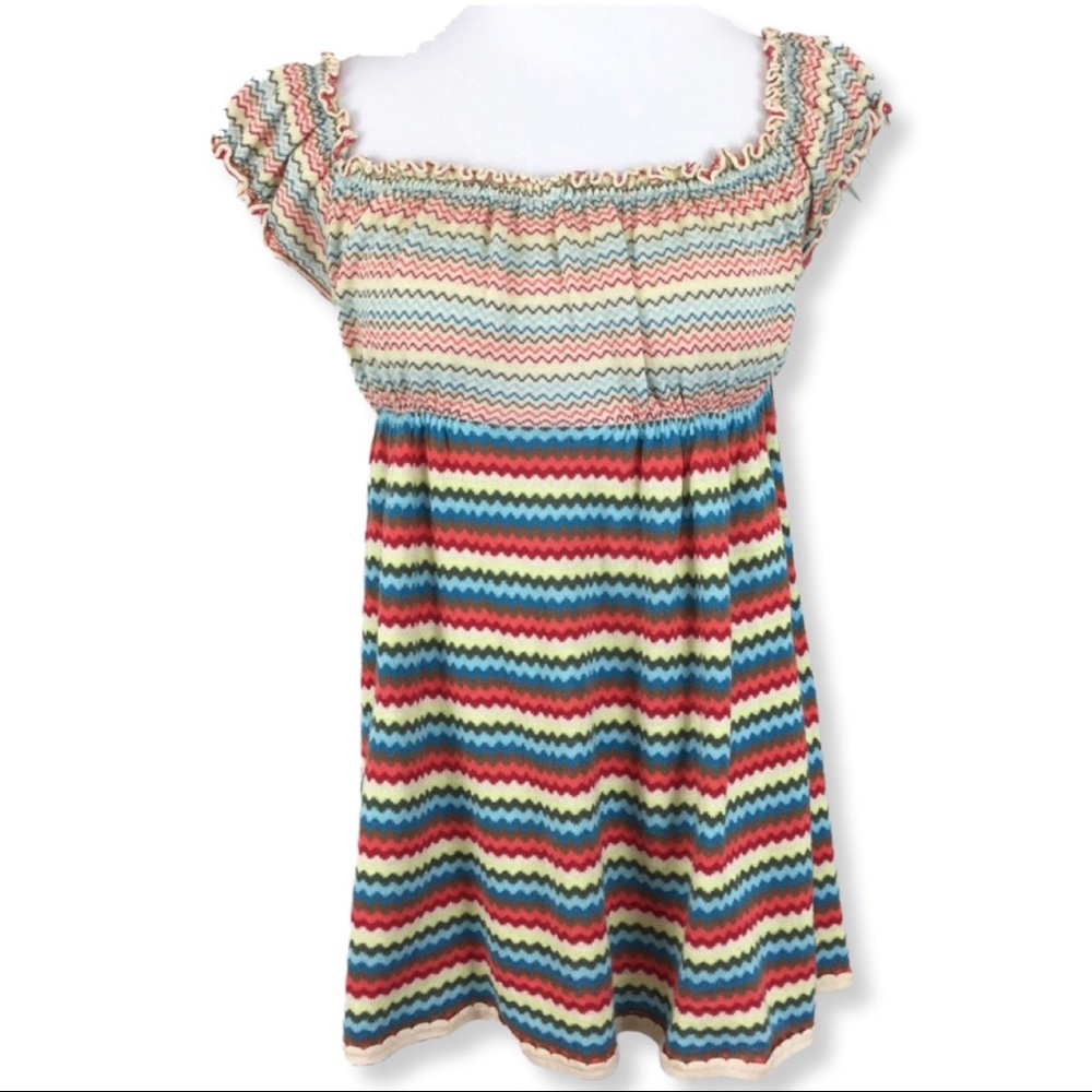 Free People Medium Short Sleeve Knit Top Boho